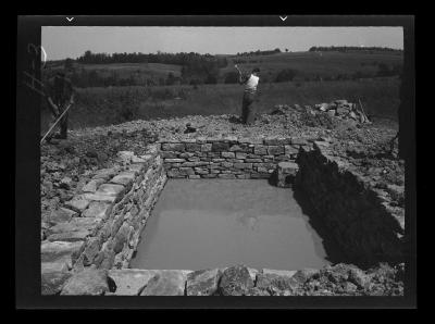 Waterhole construction, Centerville, N.Y.