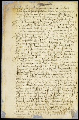Report of the rising of the Esopus Indians, and a collision between them and the settlers; war declared