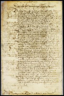 Letter from the directors to Stuyvesant