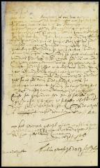Letter from Jacob Jansen Stoll to director Stuyvesant