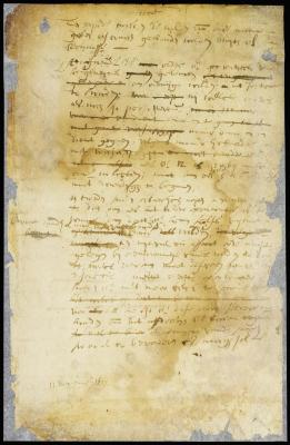 Fragment of a letter from director Stuyvesant