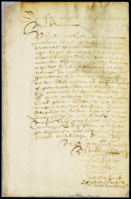 Letter from the magistrates of Fort Orange and Renselaerswyck to director Stuyvesant