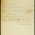Letter from ensign Smith to vice-director La Montagne