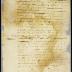 Fragment of a letter from director Stuyvesant