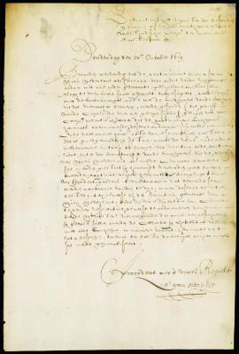 Resolution of the chamber at Amsterdam respecting the transmission of letters from New Netherland and Curaçao