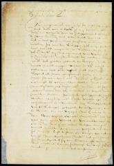 Letter from Stuyvesant to the vice-director of Curaçao
