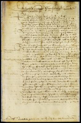 Letter from the directors to Stuyvesant