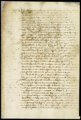 Affidavit of Abraham Velthuysen and William Cool respecting the capture of Goree by the ship Neptune 26 for the crown of Sweden