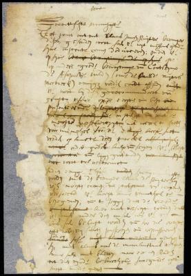 Letter from director Stuyvesant to ensign Smith
