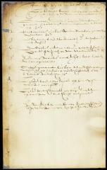 List of papers and letters sent to New Netherland