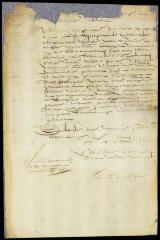 Letter from secretary van Ruyven to the directors at Amsterdam