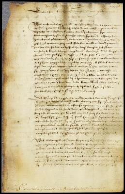 Letter from the directors to Stuyvesant