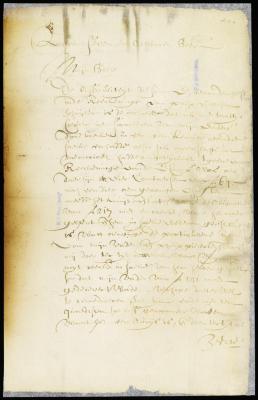 Letter from Johannes Provoost to director Stuyvesant