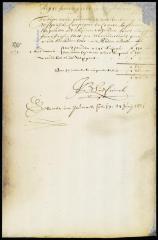 Invoices of powder, wine and sundries