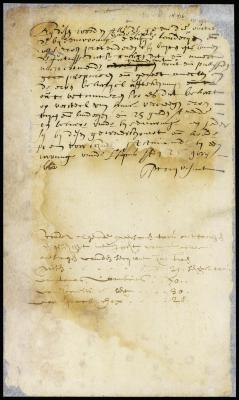 Ordinance for palisading the village of Wiltwyck and names of persons who supplied wheat