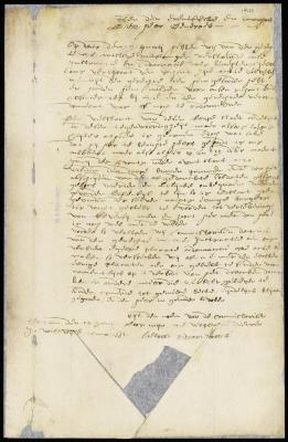 Letter from Roelof Swartwout