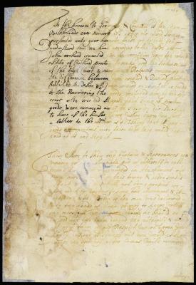 Address of the magistrates of Westchester to the director and council