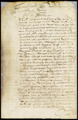 Letter from Stuyvesant to the directors at Amsterdam