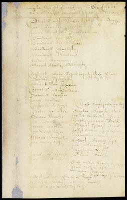 Muster roll of the garrison at the Esopus, now called Wiltwyck