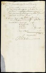 Invoice of munitions of war, etc., sent to New Netherland