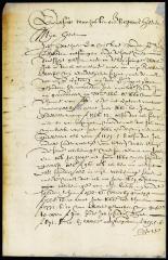 Letter from vice-director La Montagne to director Stuyvesant