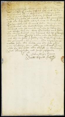 Letter from Ensign Smith to director Stuyvesant