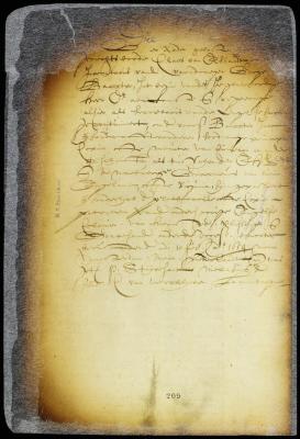 Order to the court messenger to demand George Baxter turn over papers from his time as secretary of English affairs