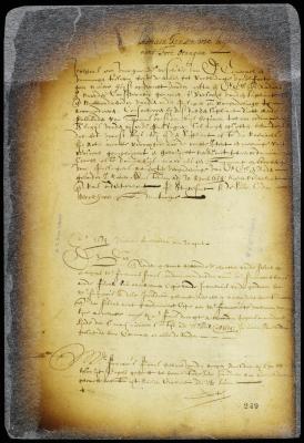 Order in the suit of the fiscal vs. François Frans