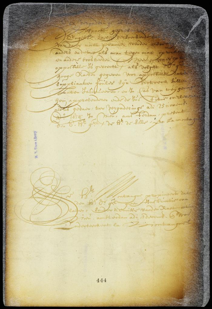 Orde authorizing the inhabitants of Mespacht to notify Joseph Fowler to leave