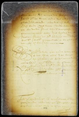 Resolution ordering the fiscal to forbid certain Englishmen settling at Vreedlandt (Westchester county)