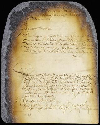 Order on a petition of Sigismund Lucas to be released from the sale of his house and land at Harlem