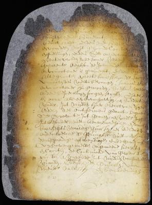 Proclamation appointing the 15th March as a general day of thanksgiving, fasting and prayer, with copy in English