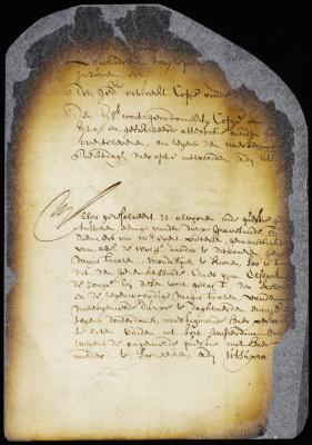 Order to summon the magistrates of Gravesend, L. I., to answer the claim of Abel de Wolff