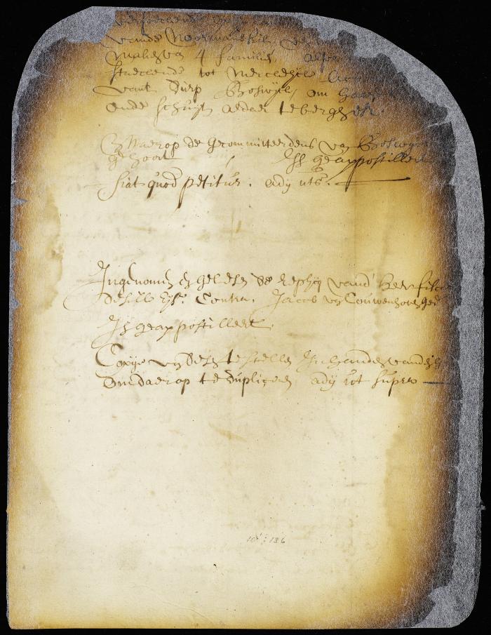 Minute permitting Peter Jansen Trimbol to form a hamlet of a few families on the south side of the Norman's kill, near Bushwick, L. I.