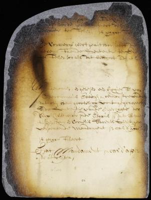 Order for an execution against the goods of Wolphert Gerritsen van Couwenhoven at the suit of Frans Jansen van Hoochten