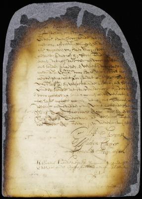 Petition of orphan masters for a settlement of the accounts of Rachel van Tienhoven