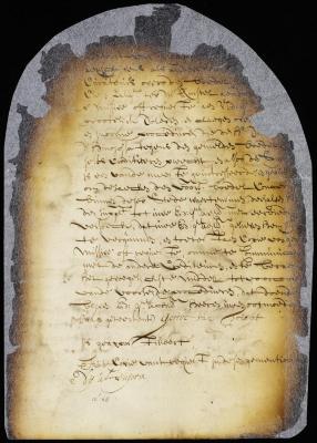 Petition of Gerrit van Tright for copy of a petition against Alexander D'Hinoyossa