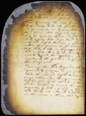 English translation of answer to the proposals of Robert Treat, Philip Graves and John Gregory, of New Haven