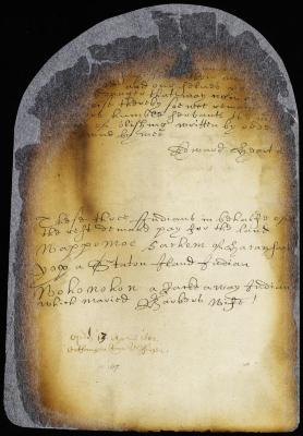 Letter from the town of Flushing to the director-general