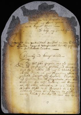 Letter from the director and council to Messrs. Fenn and others of New Haven colony
