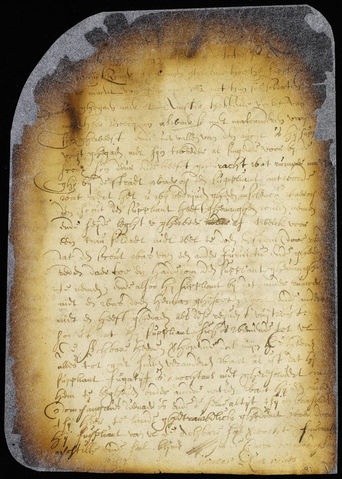 Petition of Elias Rauts, a soldier at the Delaware, for pardon