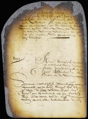 Petition of Johannis La Montagne for payment of a mare of his, sold by director Kieft