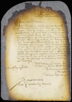 Petition of the town of Amersfoort for leave to take up a collection in aid of a meeting house which is building there