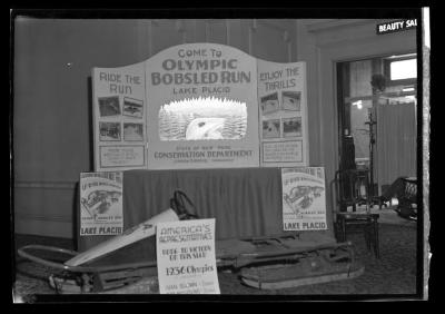 Syracuse State Fair Exhibit 1936, bobsled run exhibit