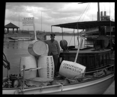 Buoys Marking Protected Hudson River Shad Spawning Grounds 