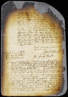 Letter from director Stuyvesant to the town of Hempstead