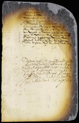 Summons to the sheriff and magistrates of Bergen to answer the complaint of William Jansen, ferryman of that place