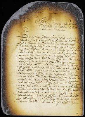 Petition of Oloff Stevensen van Cortlant, Hans Kierstede and Hendrick van de Water, creditors of Gilles van Brugge