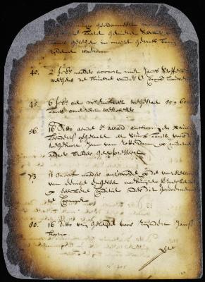 Register of the principal resolutions 1662