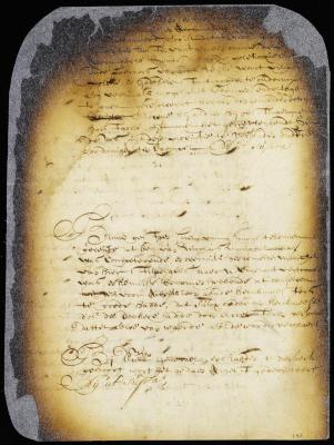 Order to attach certain moneys belonging to Nicolaus Marichal in the hands of the church wardens